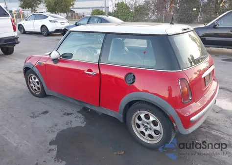 2003 Mini Cooper из США, поврежденный, VIN WMWRC33483TJ50646